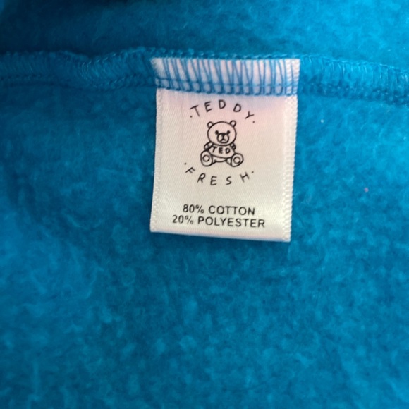 Teddy Fresh Color block Varsity Hoodie - S - EUC - Picture 2 of 9